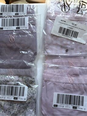 Victoria's Secret Pink Seamless Bikini Pack - Light Mauve & Floral